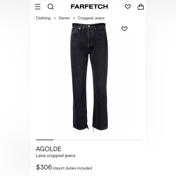 AGOLDE
Lana cropped jeans - Picture 1 of 6
